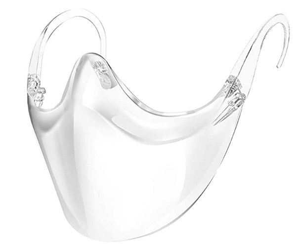 Bouclier facial réutilisable en PET transparent - ADULTE