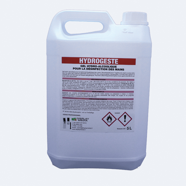 Bidon Gel Hydroalcoolique - 5L